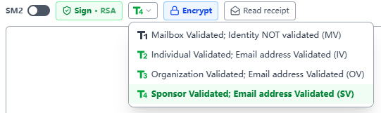 ZTmail Sender Identity Selector